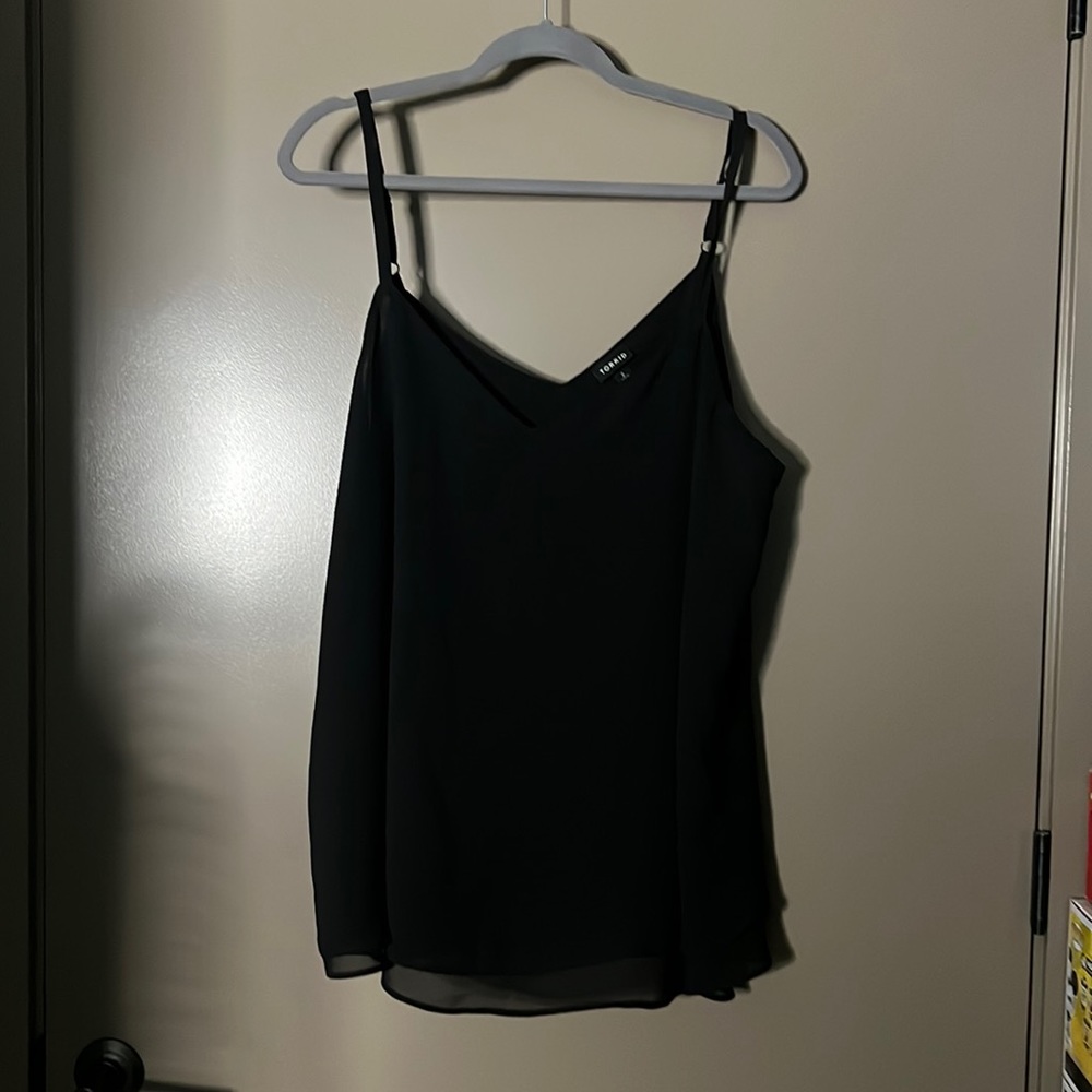 Torrid double layer spaghetti strap blouse. Gently used
